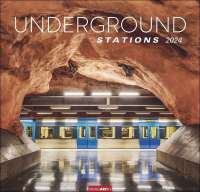 Wandkalender - Underground Stations