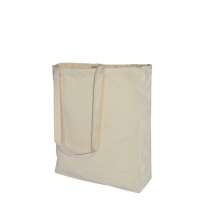 Baumwolltasche mit langen Griffen - 340 g/m² - 38 x 42 x 10 cm