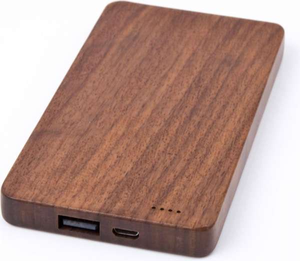 Powerbank Holzpanel
