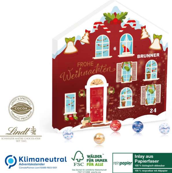 Jubiläums-Adventskalender Lindt Weihnachtshaus