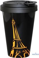Vorschau: Porzellanbecher Coffee2Go, 13 cm Vorschau: Porzellanbecher Coffee2Go, 13 cm