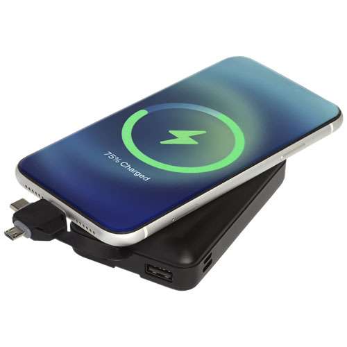 Kano kabellose 10,000 mAh Powerbank mit 3 in 1 Kabel