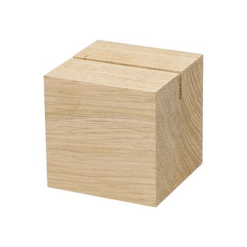 Holzmenükartenhalter "Cube"