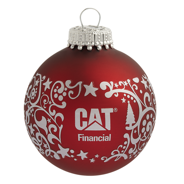 Weihnachtskugel 6 cm 5 Kugeln pro Box mit 1fbg. Siebdruck