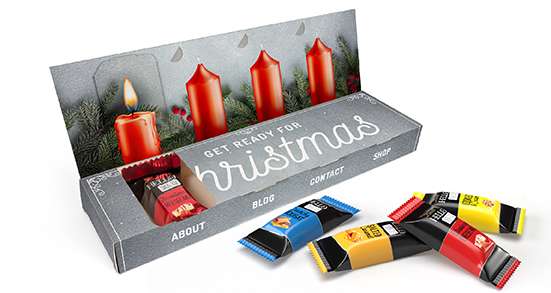 Lindt HELLO Mini &quot;Adventsbox To Go&quot; Eco