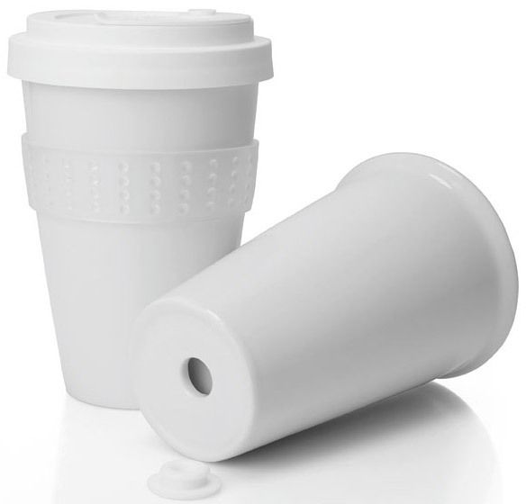 Porzellanbecher Coffee2Go, doppelwandig