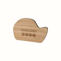 Namensschild Badge Bamboo DYO, Magnet, Engraving