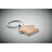 Vorschau: BURNIE Schlüsselring Bambus, Haus Vorschau: BURNIE Schlüsselring Bambus, Haus