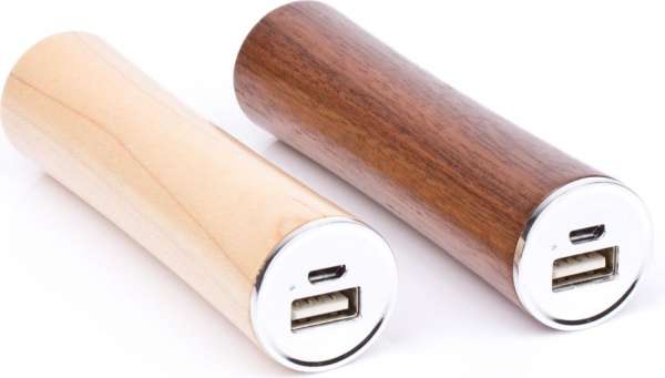 Powerbank Holz