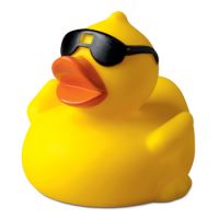 Quietsche-Ente mit Sonnenbrille
