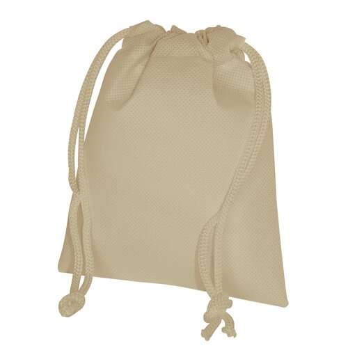 Non-Woven-Turnbeutel mit doppeltem Kordelzug in Beutelfarbe - 80 g/m² - 12 x 16 cm