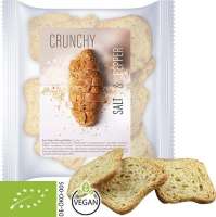 Bio Brot Chips Salz und Pfeffer, ca. 20g, Maxi-XL-Tüte