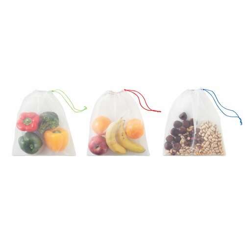 VEGGIE SET RPET Obst/Gemüsenetze 3teilig