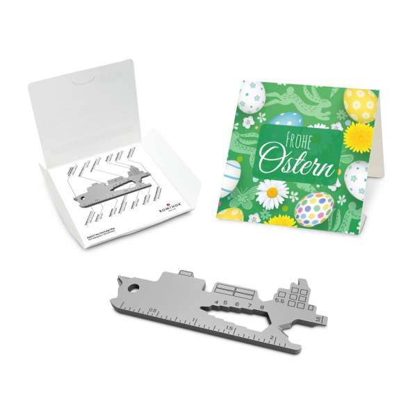 ROMINOX® Key Tool Cargo Ship / Containerschiff Frohe Ostern