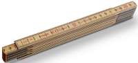 Holz-Gliedermaßstab Serie 600 N-S 2m