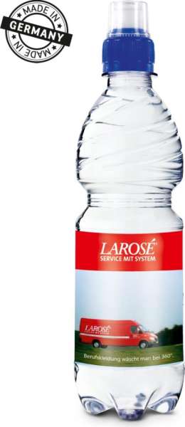500 ml PromoWater mit Sportscap – Mineralwasser, still