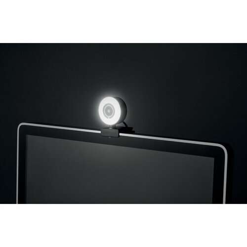 LAGANI 1080P HD-Webcam mit Ringlicht