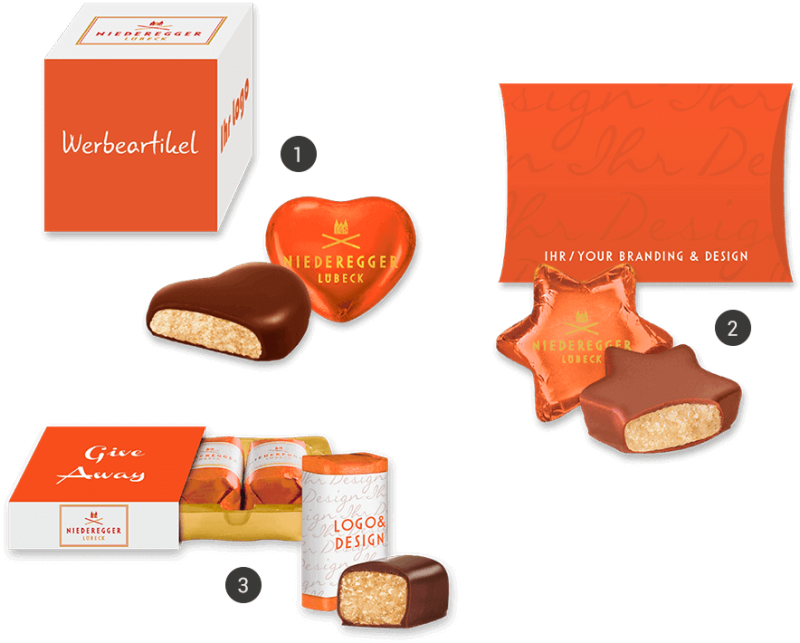 Give Aways Niederegger Werbeartikel