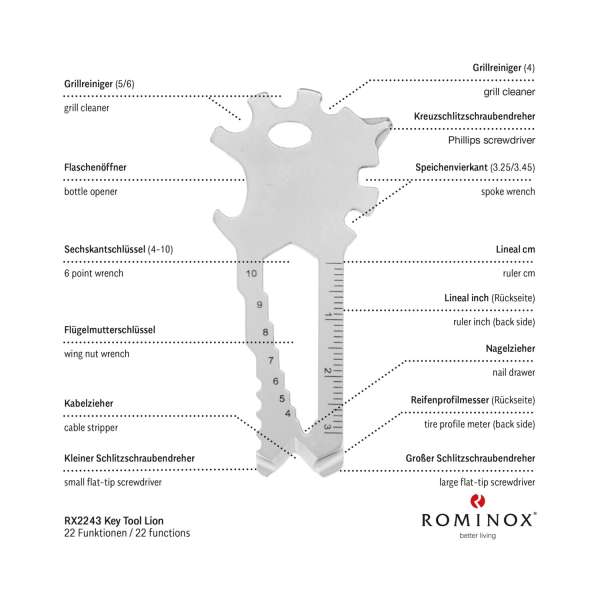 ROMINOX® Key Tool Lion Frohe Ostern