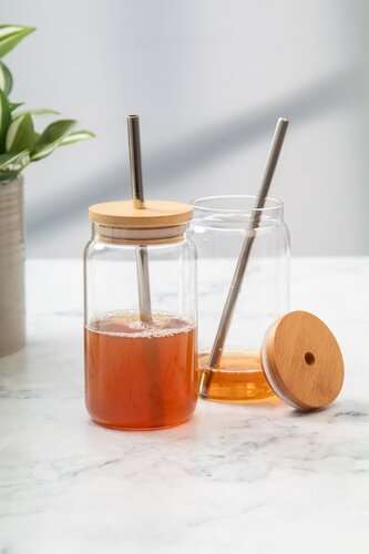 Frappu Einmachglas-Becher