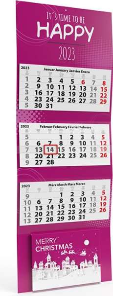 Jahreskalender mit Lindt Naps Adventskalender inkl. 4c-Druck