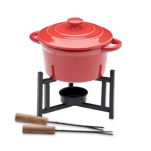 BIG KASE Keramik-Fondue-Set 300 ml