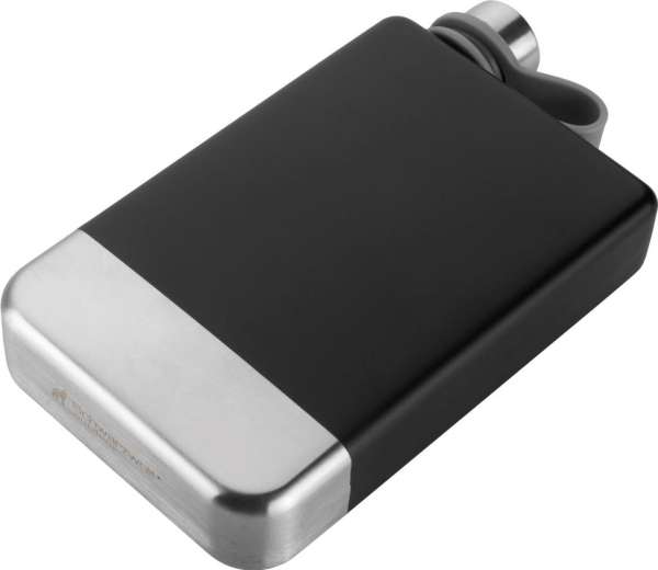 Schwarzwolf outdoor® HALTI Metall-Flachmann 0,266 l