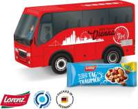 Bus Präsent Vollkartonhülle, weiß Lorenz Tag Träumer, Nuss-Frucht-Mix mit Cranberries/Joghurt Pops