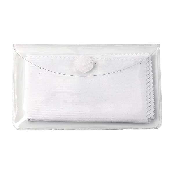 Brillenputztuch 20 x 20 cm im Schutzetui