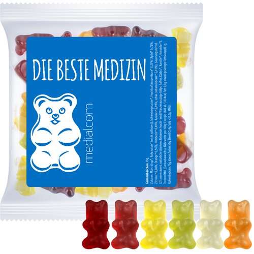 Bio Gummibärchen, ca. 30g, Express Maxi-Tüte mit Etikett