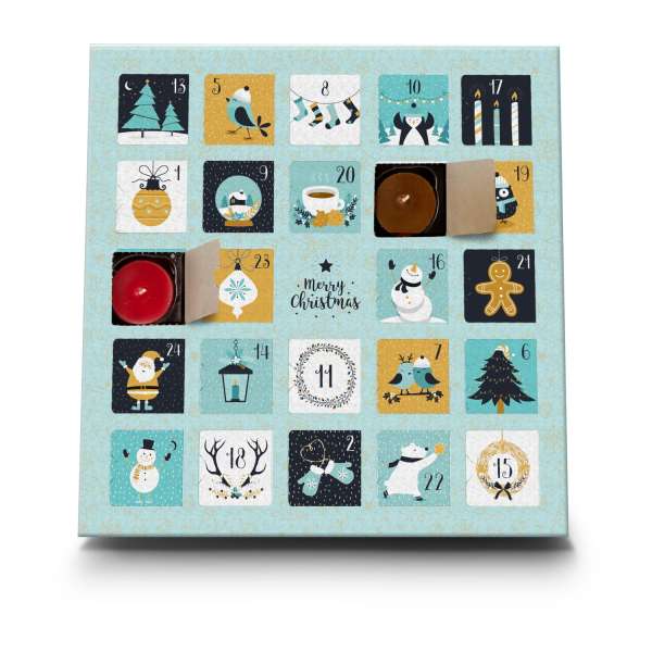 Duftkerzen Adventskalender Charming Christmas Time