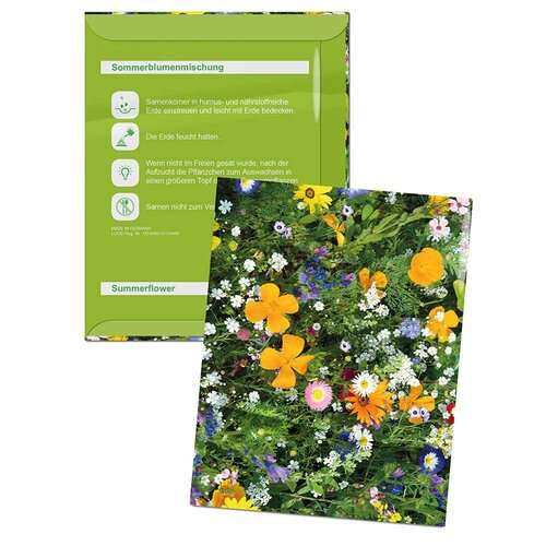 Samentütchen Klein - Standardmotiv - Sommerblumenmischung