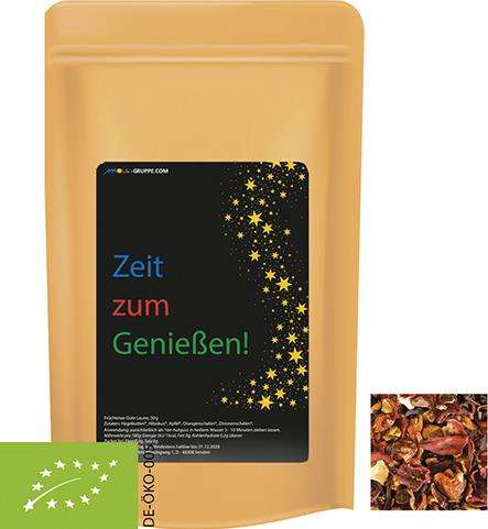 Bio Früchtetee gute Laune, ca. 50g, Standbeutel Midi