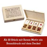 4 Weihnachts-Snacks in der Birkenholzbox