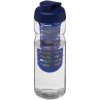 transparent / blau