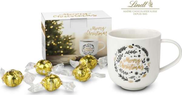 Geschenkset / Präsenteset: Süße Weihnachtstasse Merry Christmas