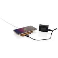 Vorschau: 5W-Wireless-Charger aus Bambus mit USB Vorschau: 5W-Wireless-Charger aus Bambus mit USB
