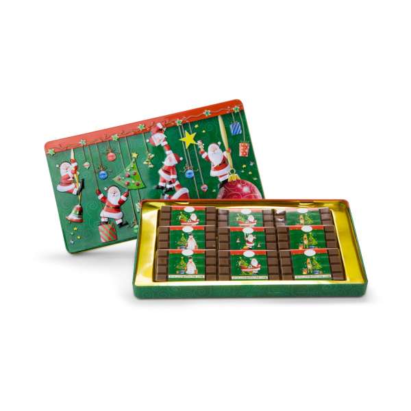 Präsentartikel: Schokoladendose Merry Christmas