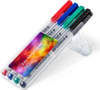 STAEDTLER Box mit 4 Lumocolor non-permanent M