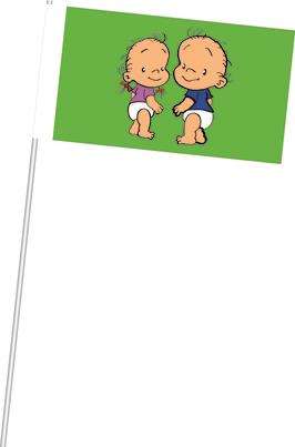 Papierfahnen - Digitale Kleinauflage