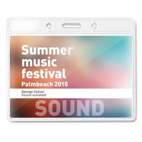 BADGY Transparente Kartenhülle