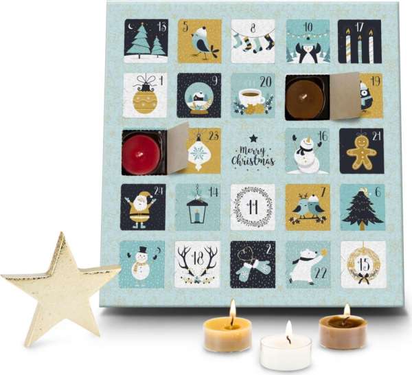 Duftkerzen Adventskalender Charming Christmas Time