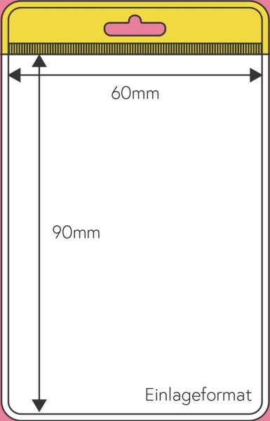 Ausweishülle, Hochformat