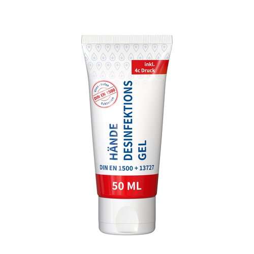 50 ml Tube - Hände-Desinfektionsgel (DIN EN 1500)
