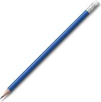Bleistifte mit Radiertip blau