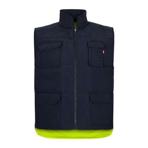 VL DIANA. Steppweste (220g/m²), wendbar und mit mehreren Taschen, aus Polyester (100%), mit Reißvers