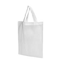 Baumwolltasche mit kurzen Griffen - 135 g/m² - 38 x 42 cm