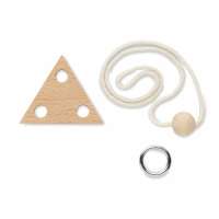 Vorschau: NERVE Geduldsspiel Holz Dreieck Vorschau: NERVE Geduldsspiel Holz Dreieck