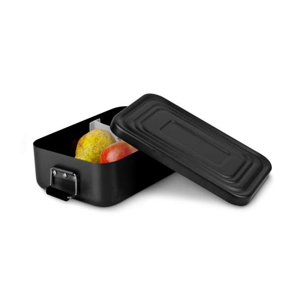 ROMINOX® Lunchbox Quadra Schwarz matt