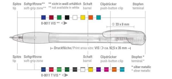 Uma Druckkugelschreiber Fantasy transparent VIS